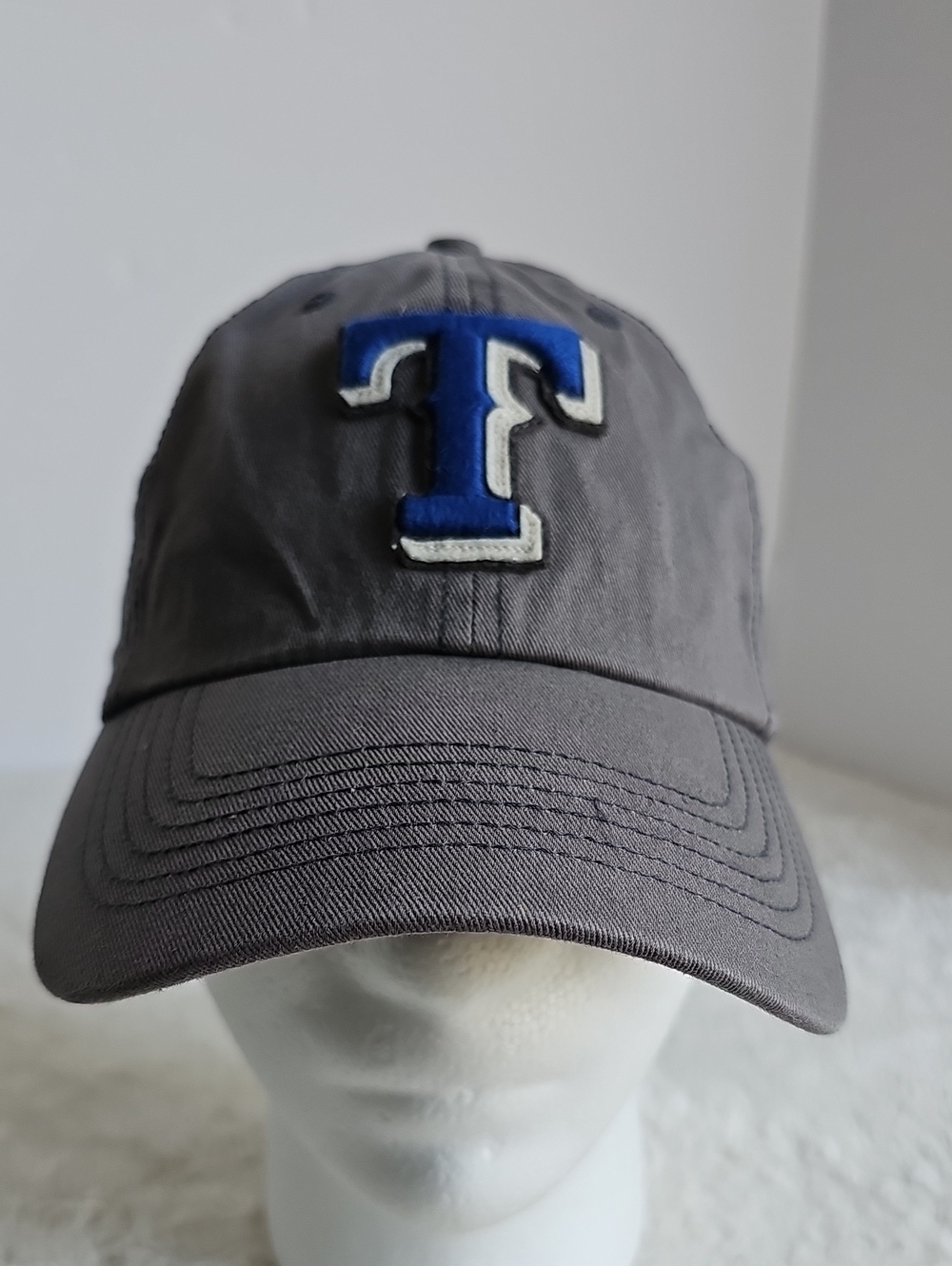 47 Brand Texas Rangers Baseball Cap Hat Charcoal Grey MLB One Size